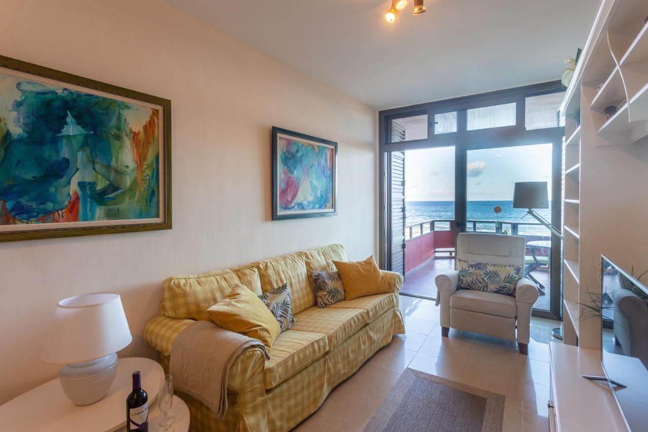 Front Line Beach With Fantastic Terrace. Telde Exterior foto