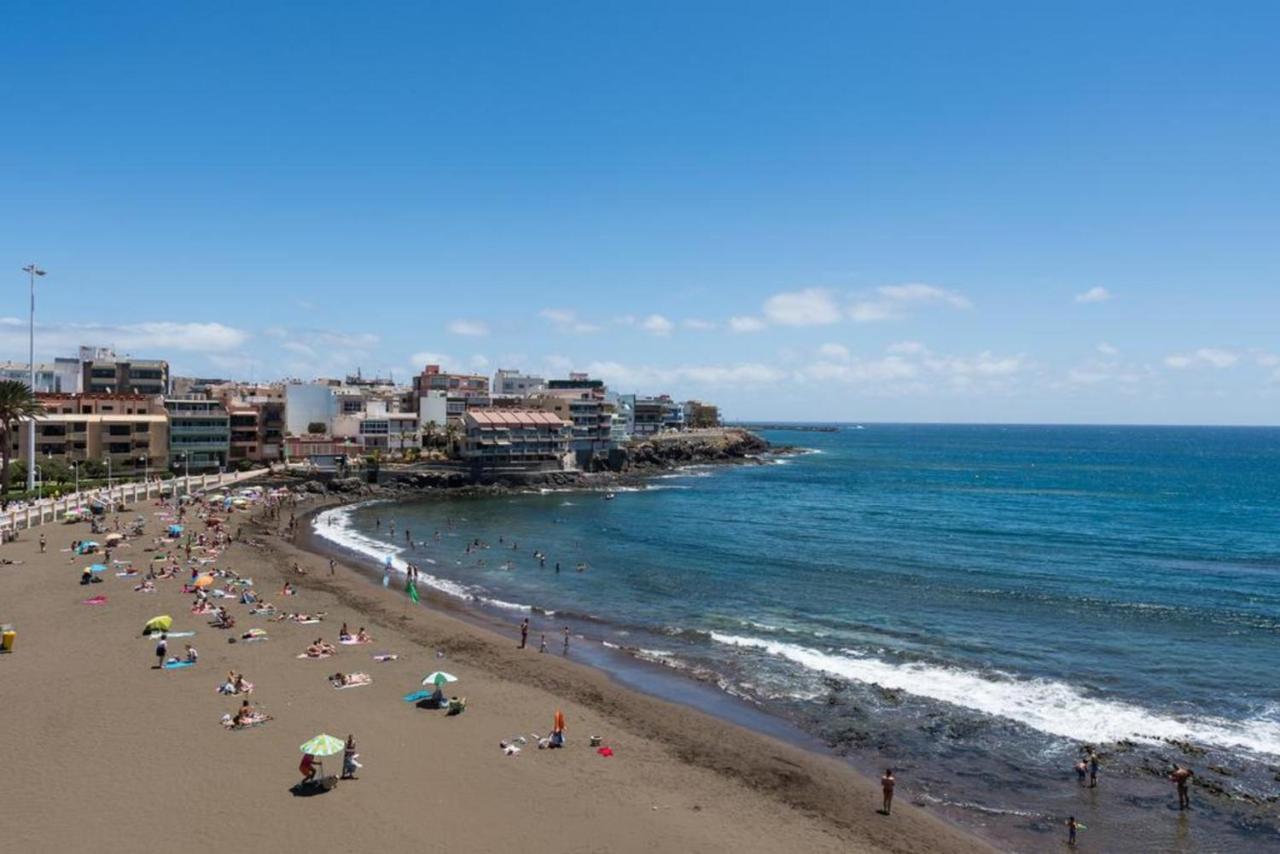 Front Line Beach With Fantastic Terrace. Telde Exterior foto